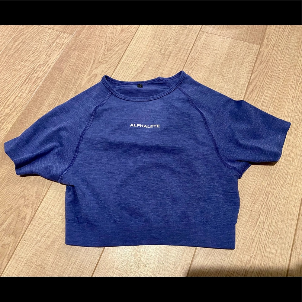 ALPHALETE SEAMLESS CROP COLOR COMET SIZE SM